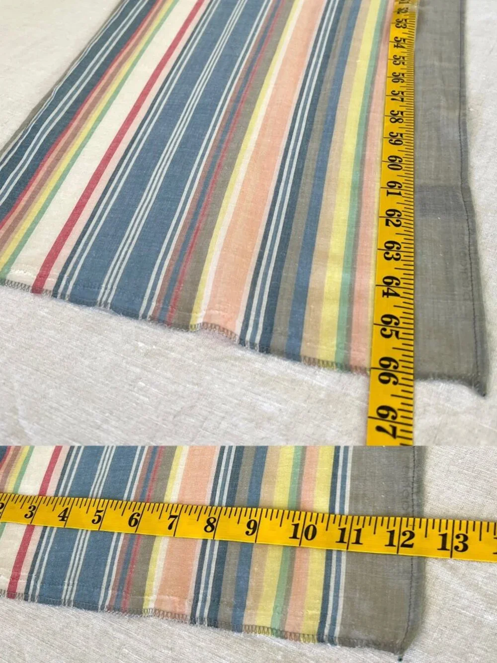 Biographie 100% Cotton Pastel Candy-Stripe Long 66